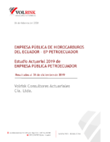 2019 Petroecuador_Informe_2019 estudio acturial